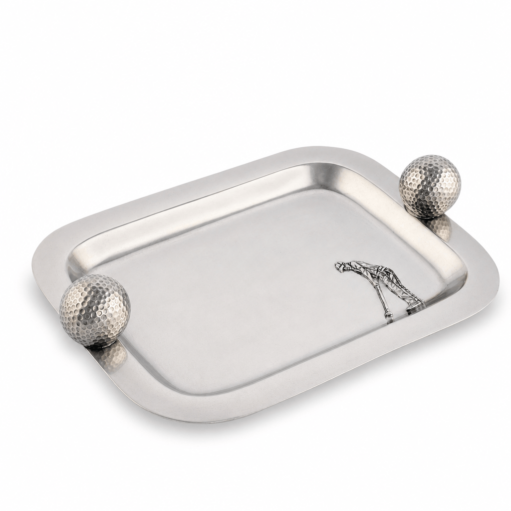 Pewter Catchall Tray Golf Balls 1