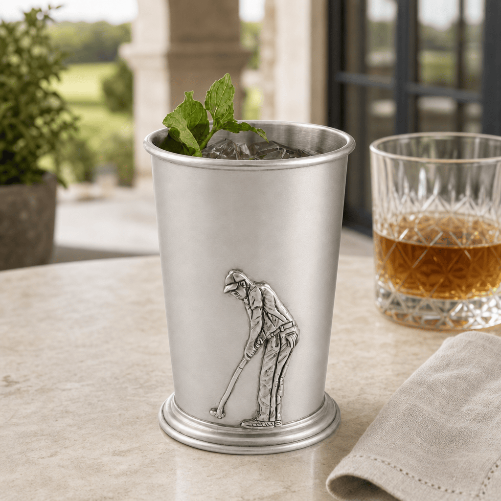 Pewter Golfer Mint Julip Cup 2