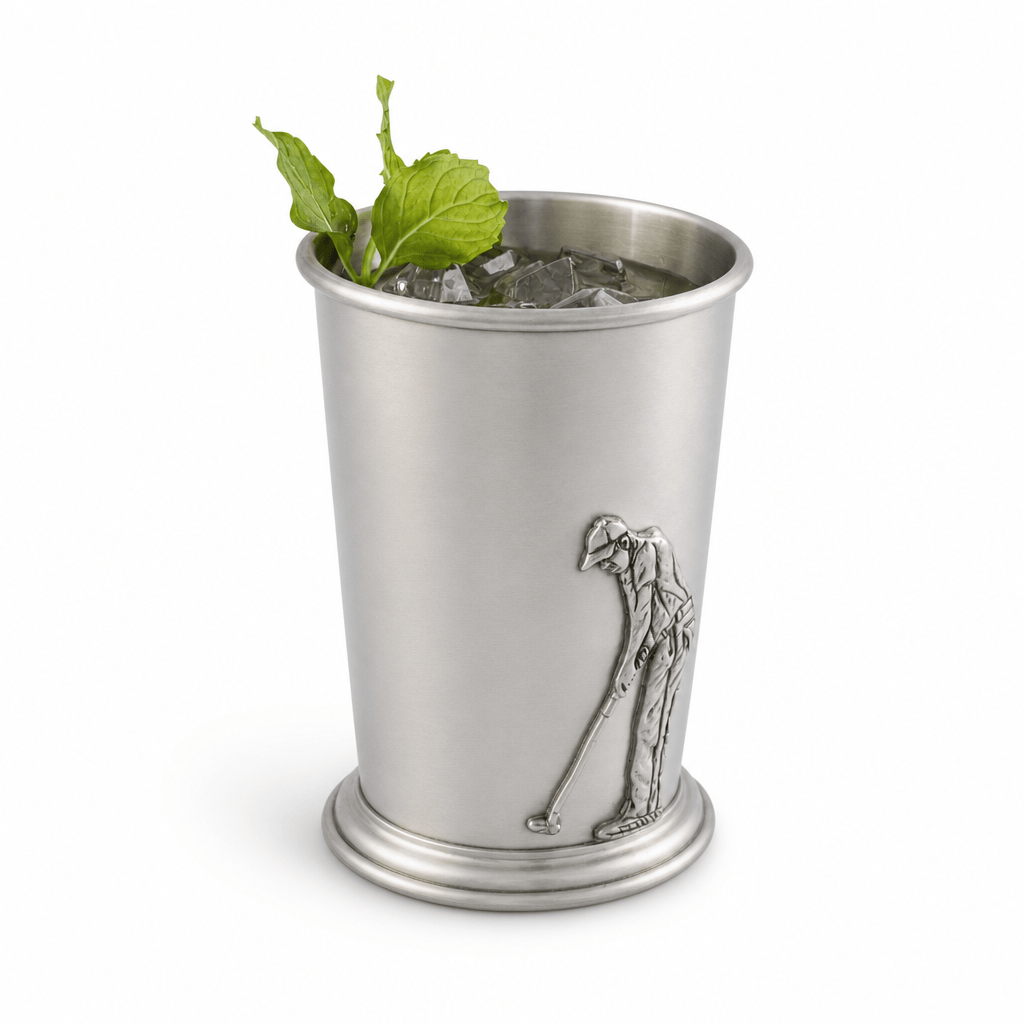 Pewter Golfer Mint Julip Cup 11
