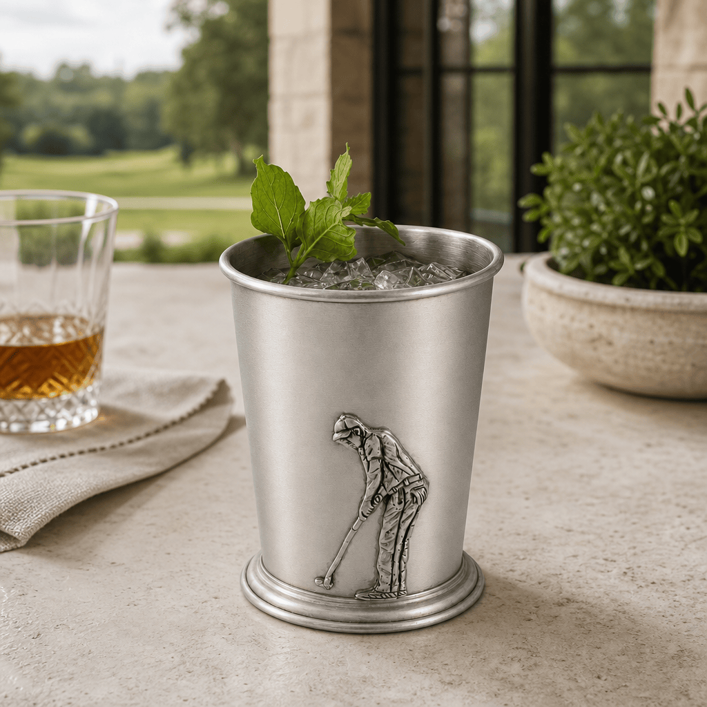 Pewter Golfer Mint Julip Cup 4