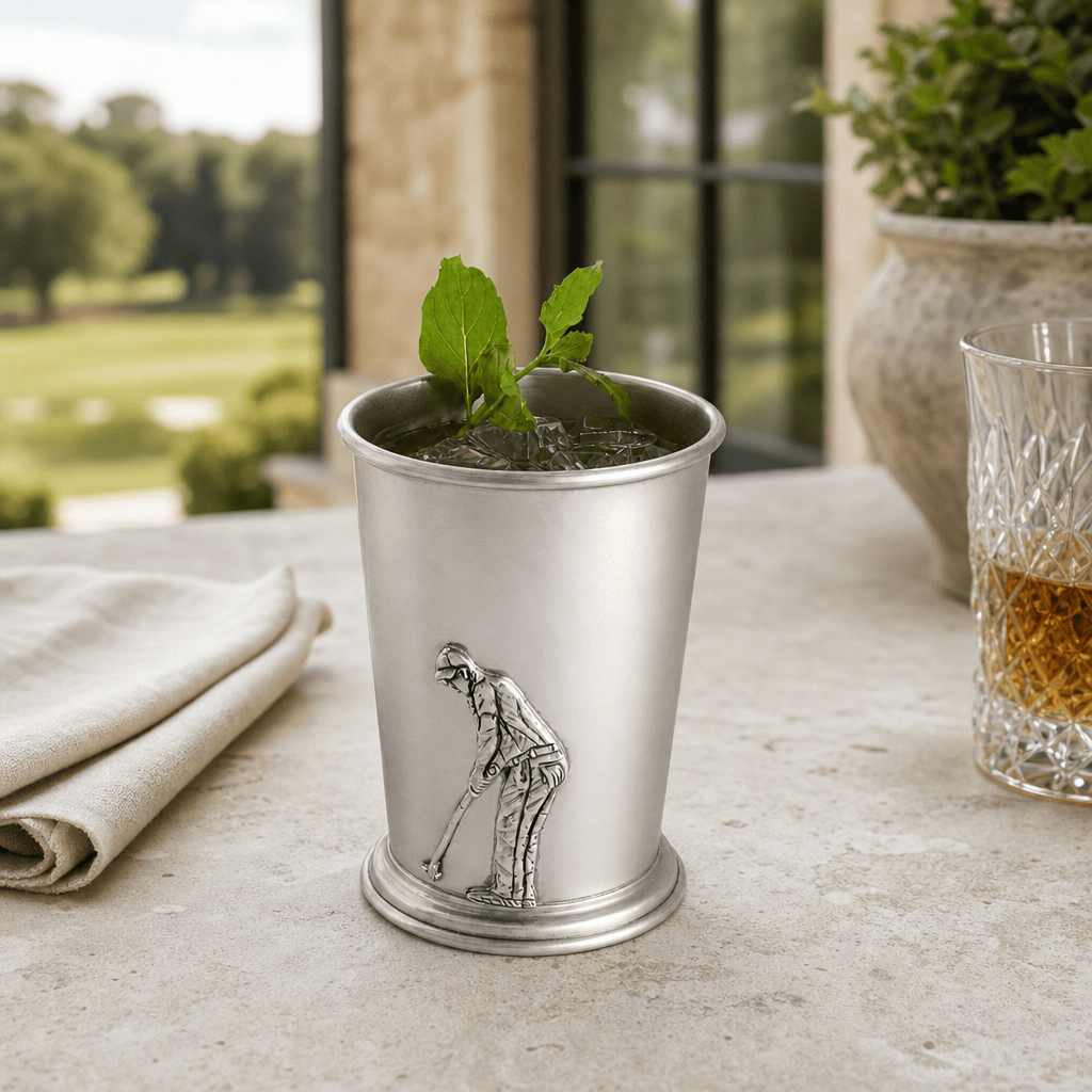 Pewter Golfer Mint Julip Cup 5
