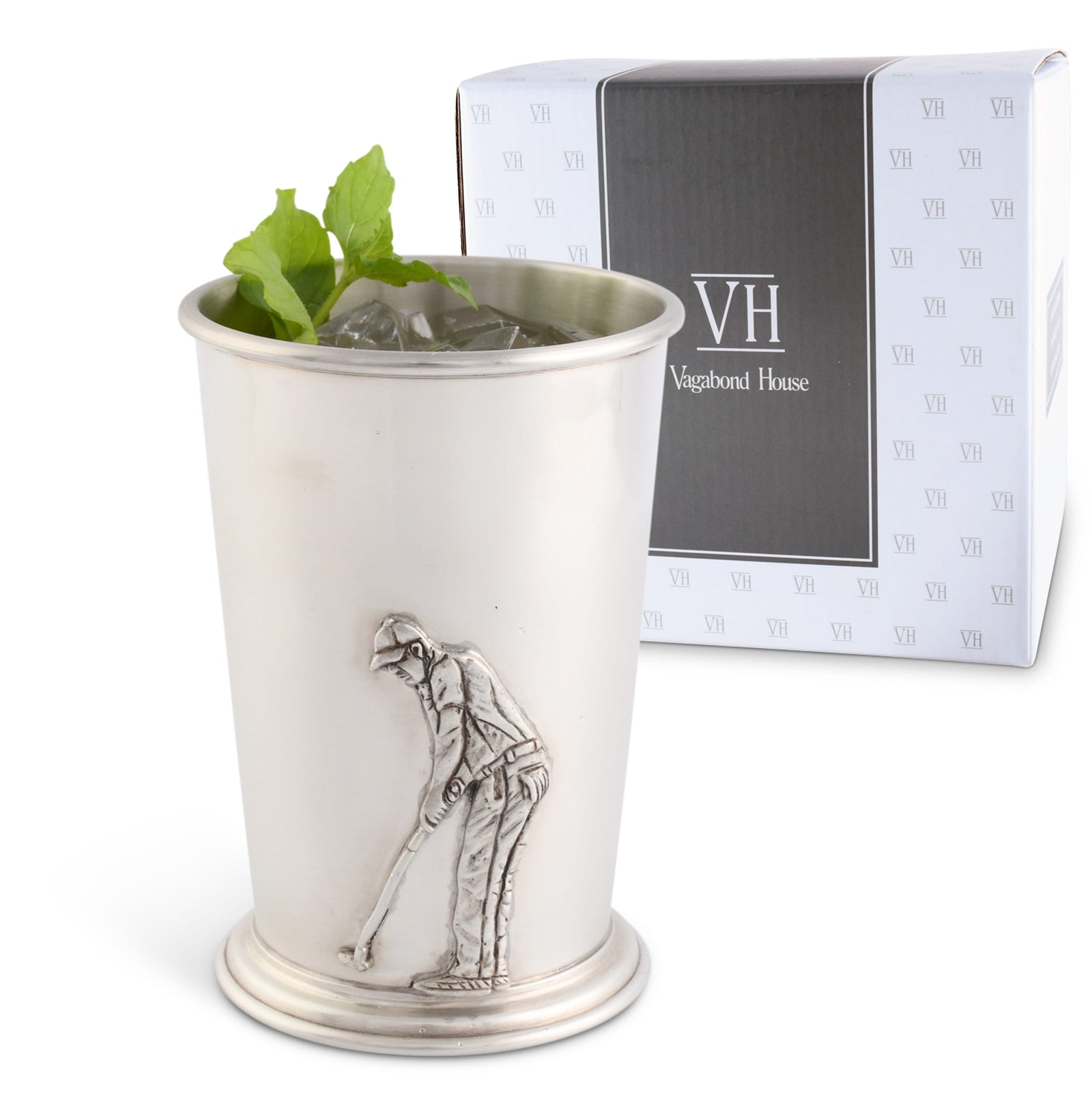 Pewter Golfer Mint Julip Cup 10
