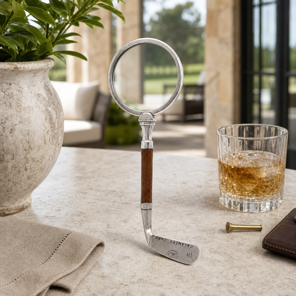 Golf Club Pewter Magnifier 3