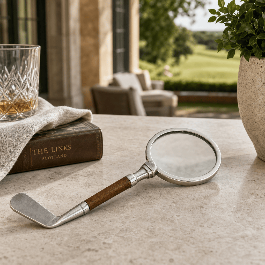Golf Club Pewter Magnifier 3