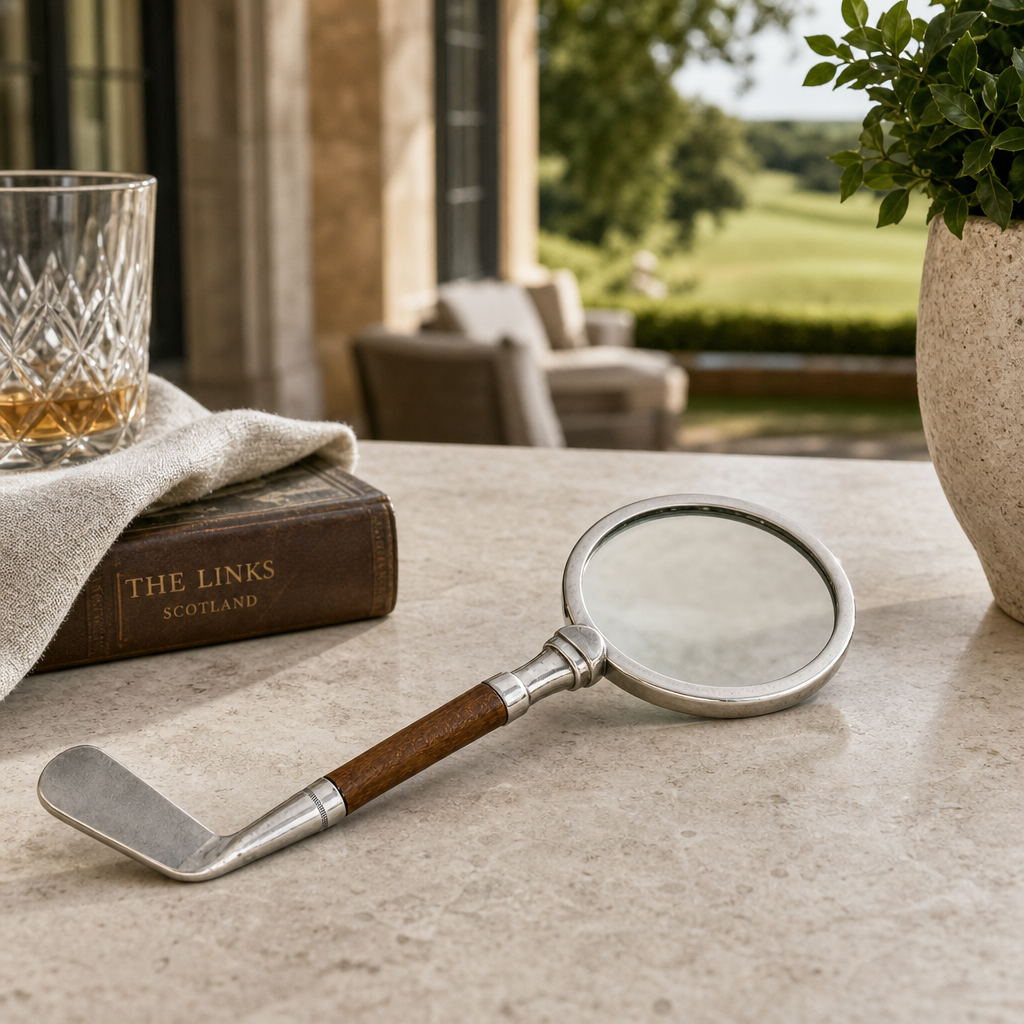 Golf Club Pewter Magnifier 3