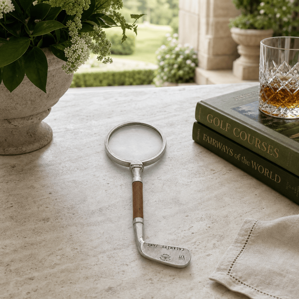 Golf Club Pewter Magnifier 6