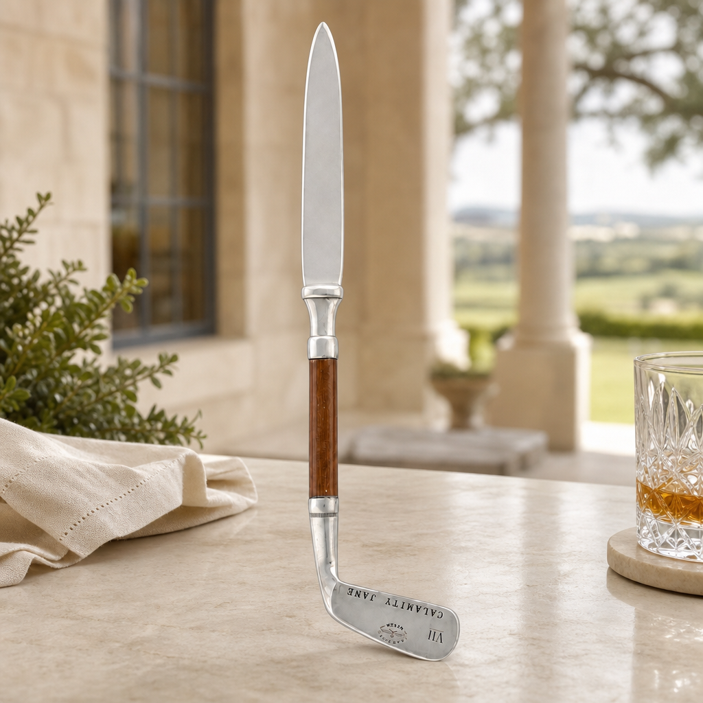 Golf Club Pewter Letter Opener 3