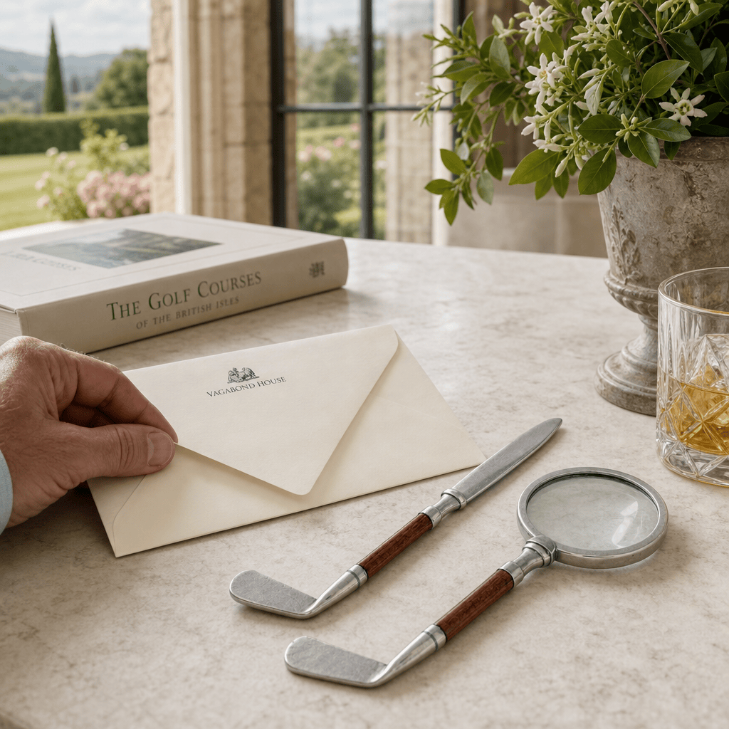 Golf Club Pewter Letter Opener 9