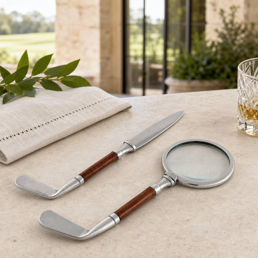 Golf Club Pewter Letter Opener 5