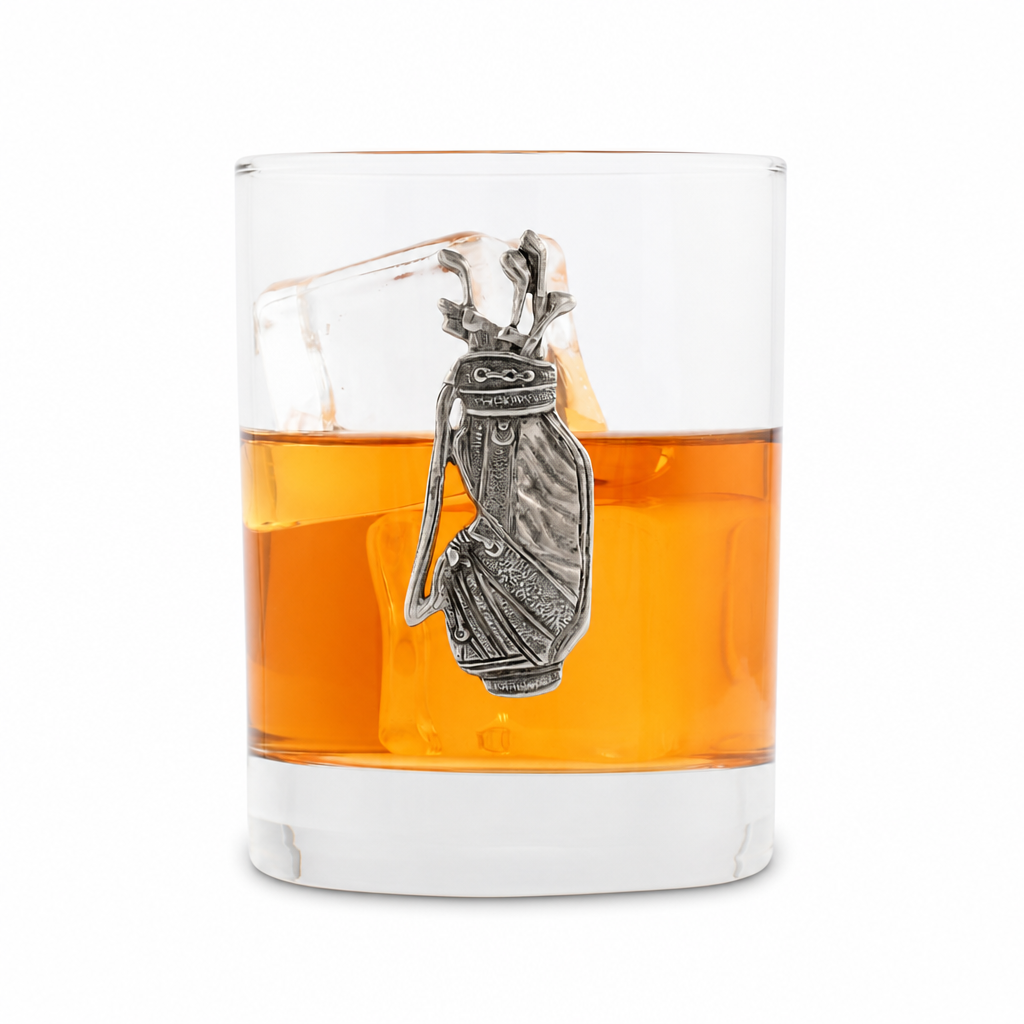 Golf Bag Double Old Fashioned Glass 1