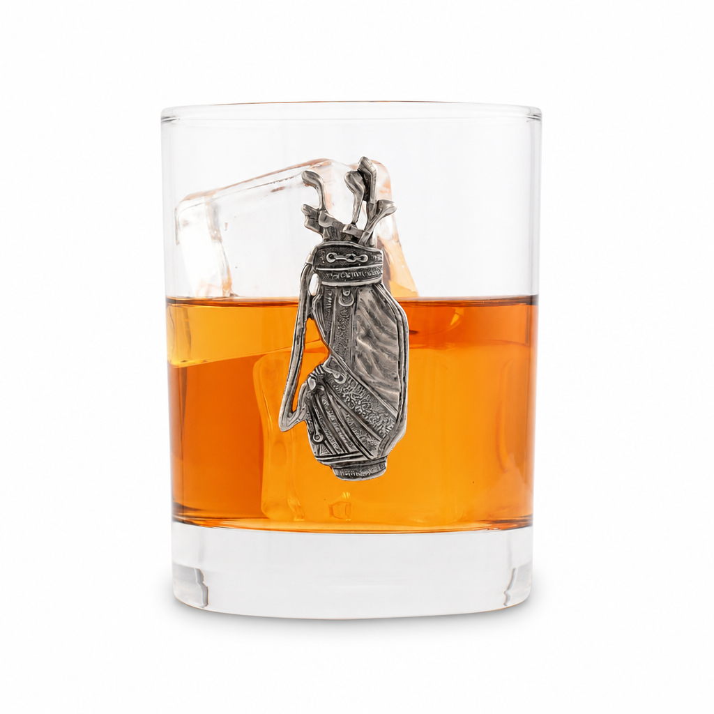 Golf Bag Double Old Fashioned Glass 1