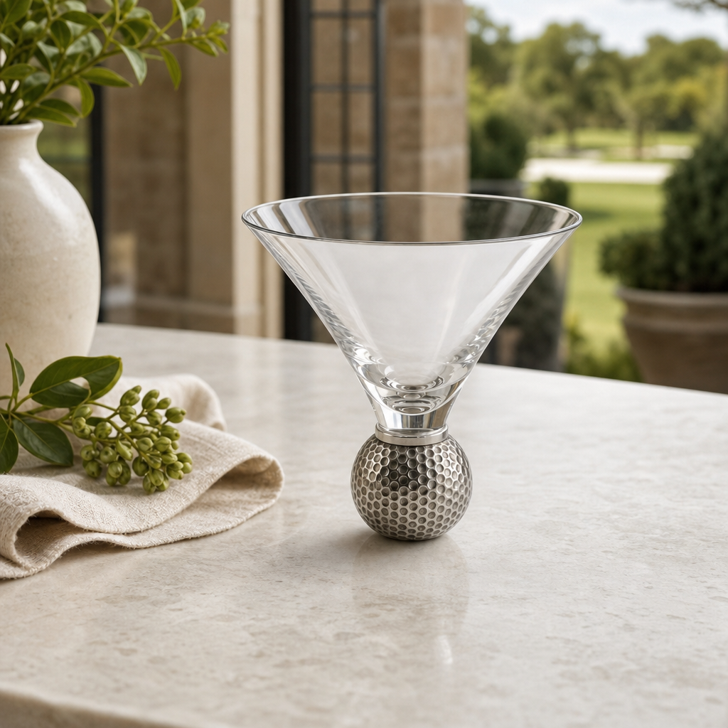 Golf Ball Cocktail / Martini Glass 4