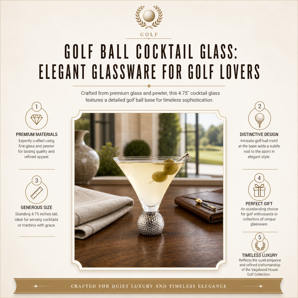 Golf Ball Cocktail / Martini Glass 11
