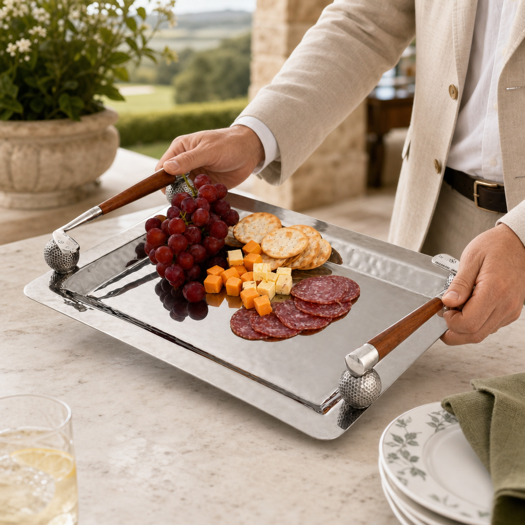 Golf Handle Stainless Tray 5