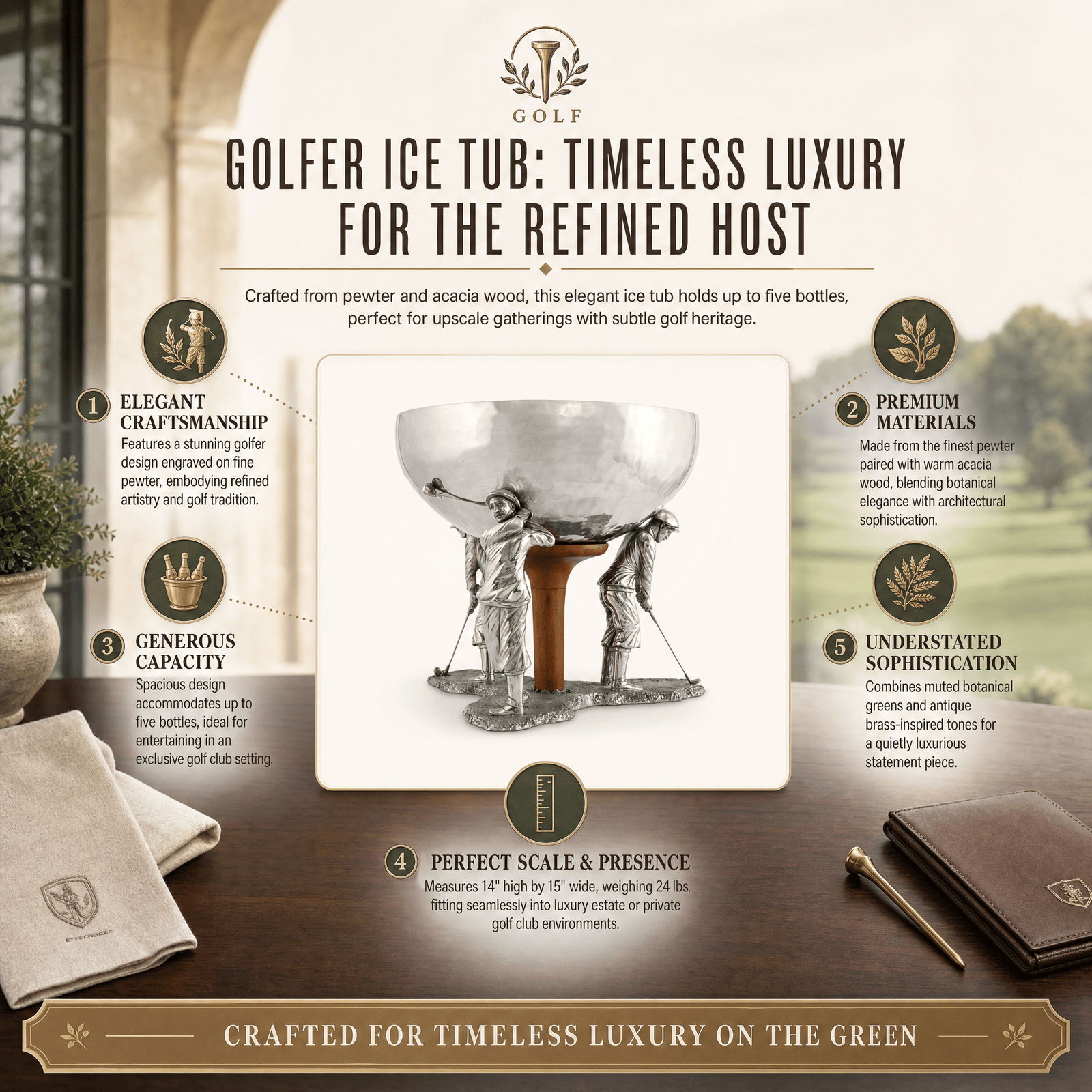 Golfer Ice Tub 11