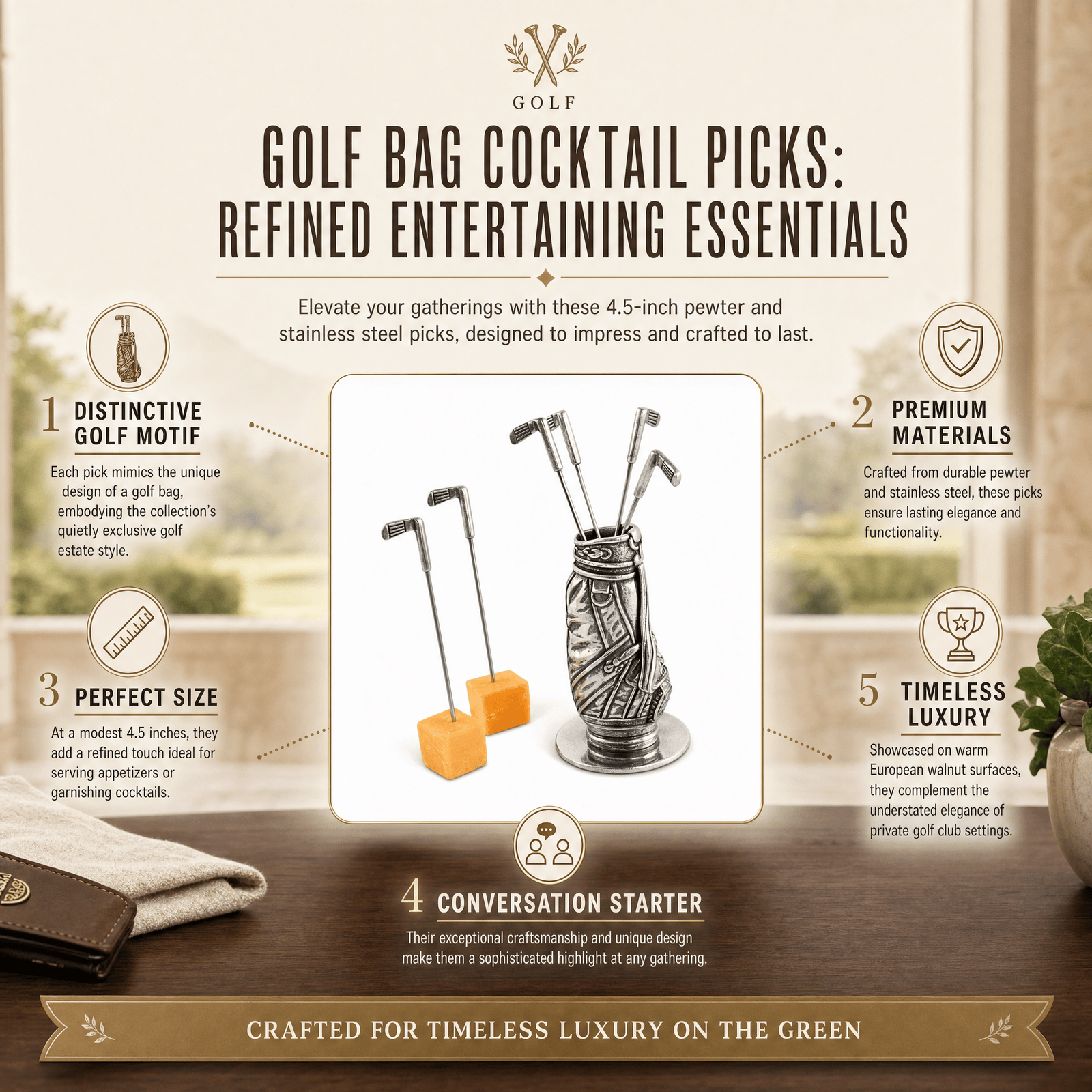 Golf Bag Cocktail Picks 11