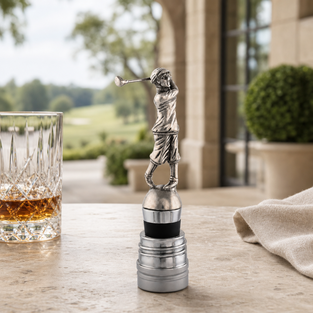 Golfer Bottle Stopper 2