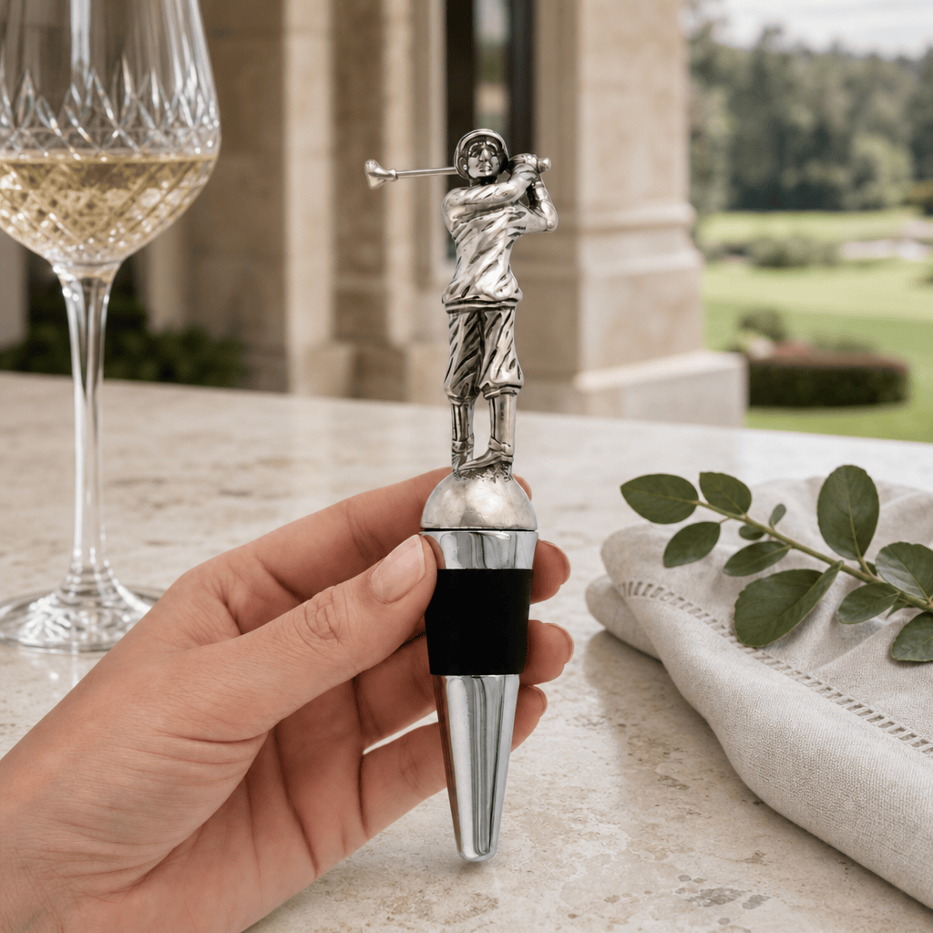 Golfer Bottle Stopper 2