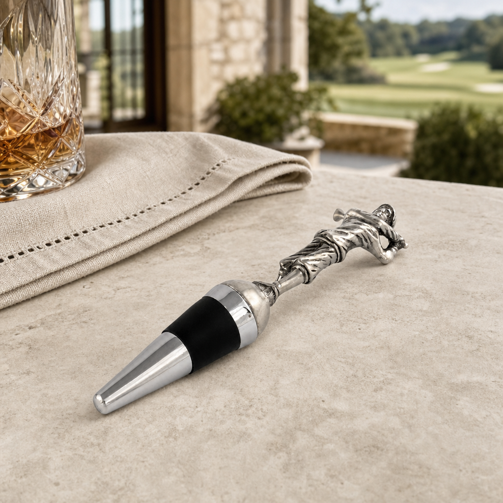 Golfer Bottle Stopper 3