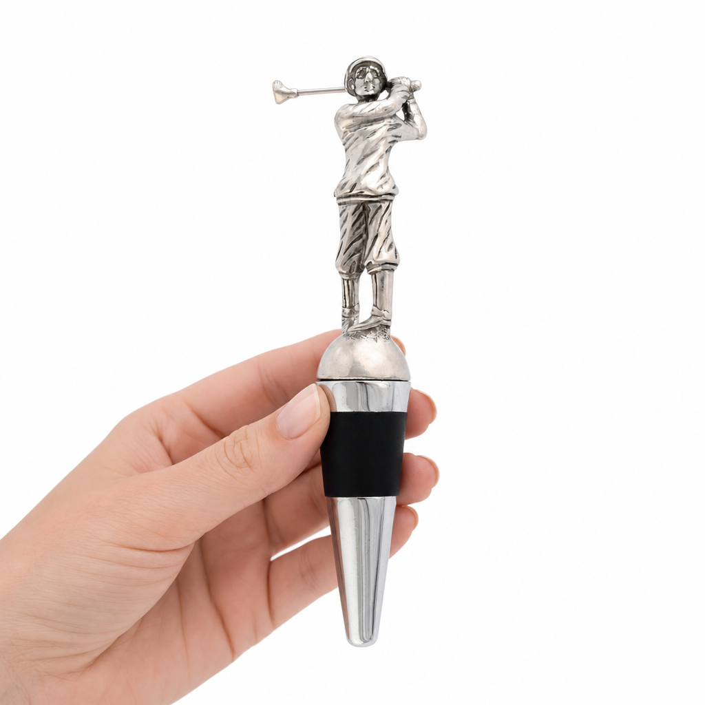 Golfer Bottle Stopper 6