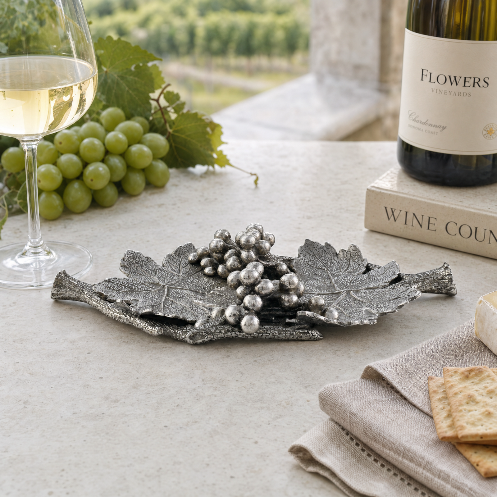 Vineyard Pewter Tray 8