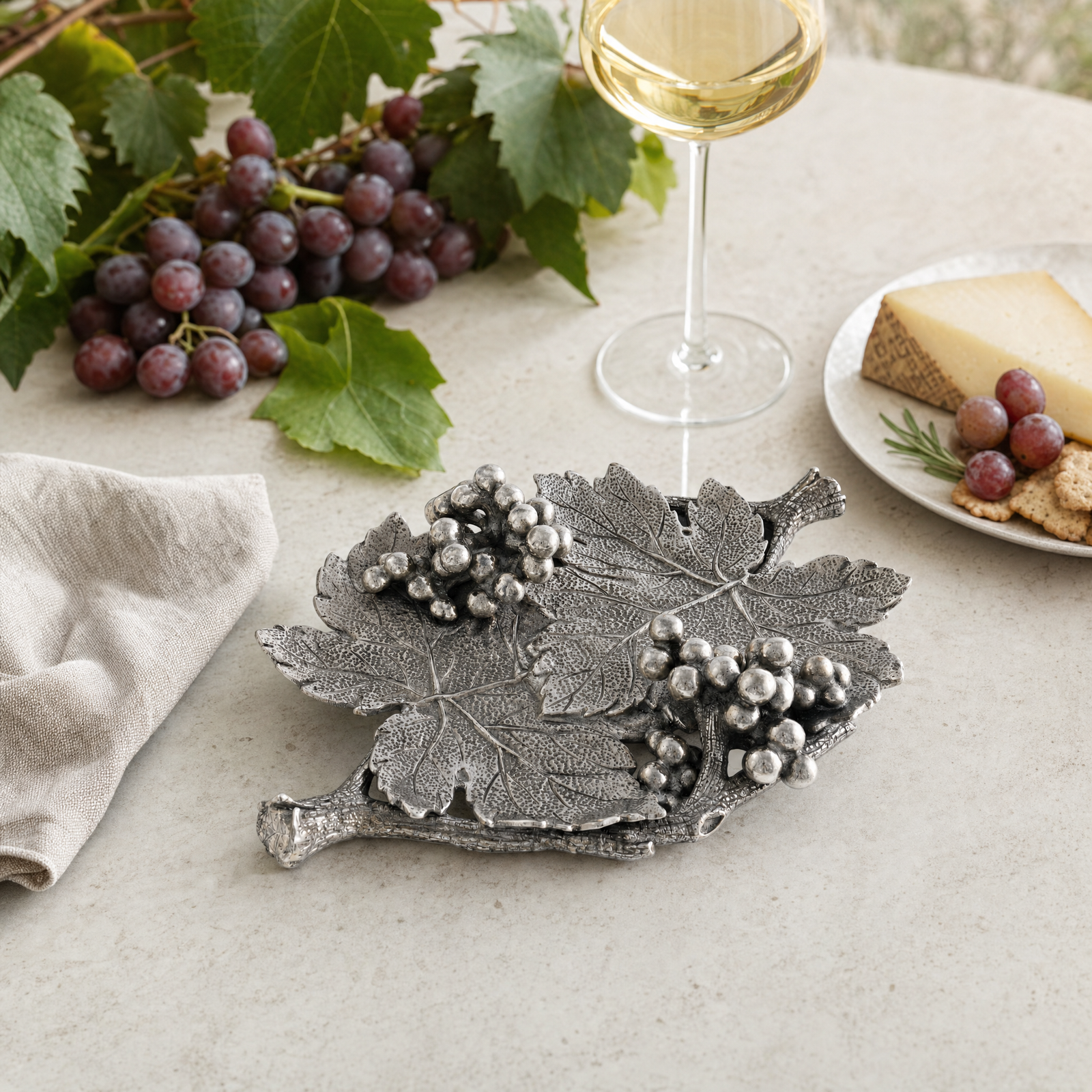 Vineyard Pewter Tray 9
