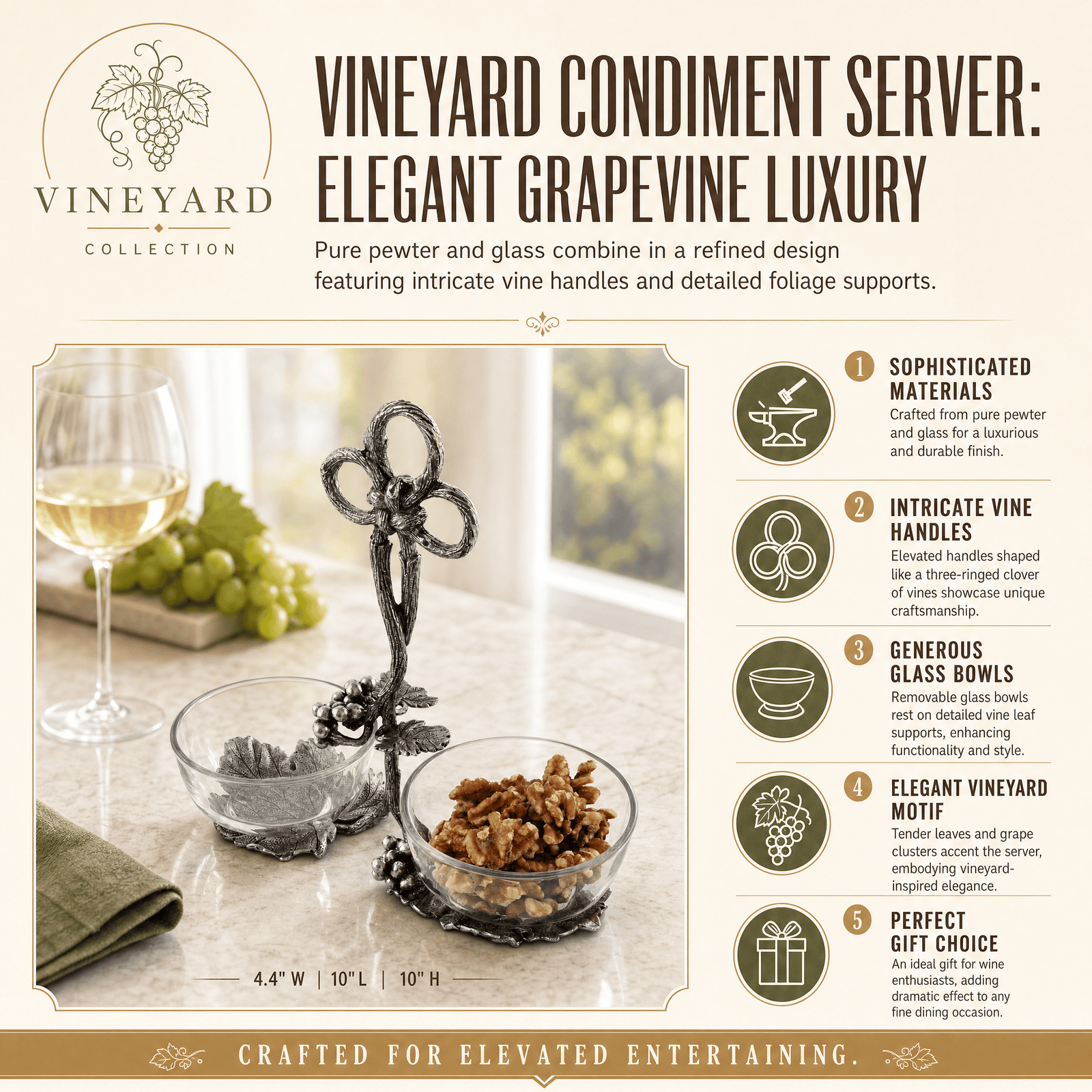 Vineyard Condiment Server 11