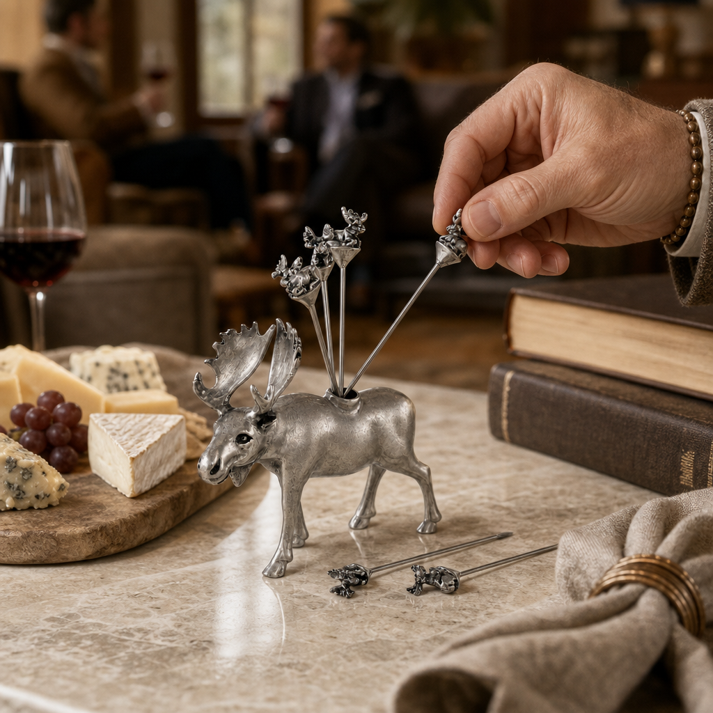 Moose Cheese Pick Set 5