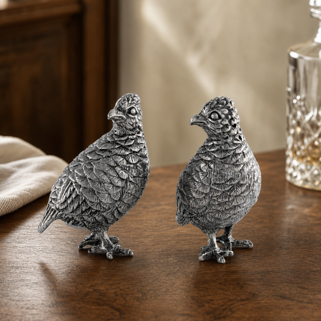 Standing Quails Salt & Pepper Set 2