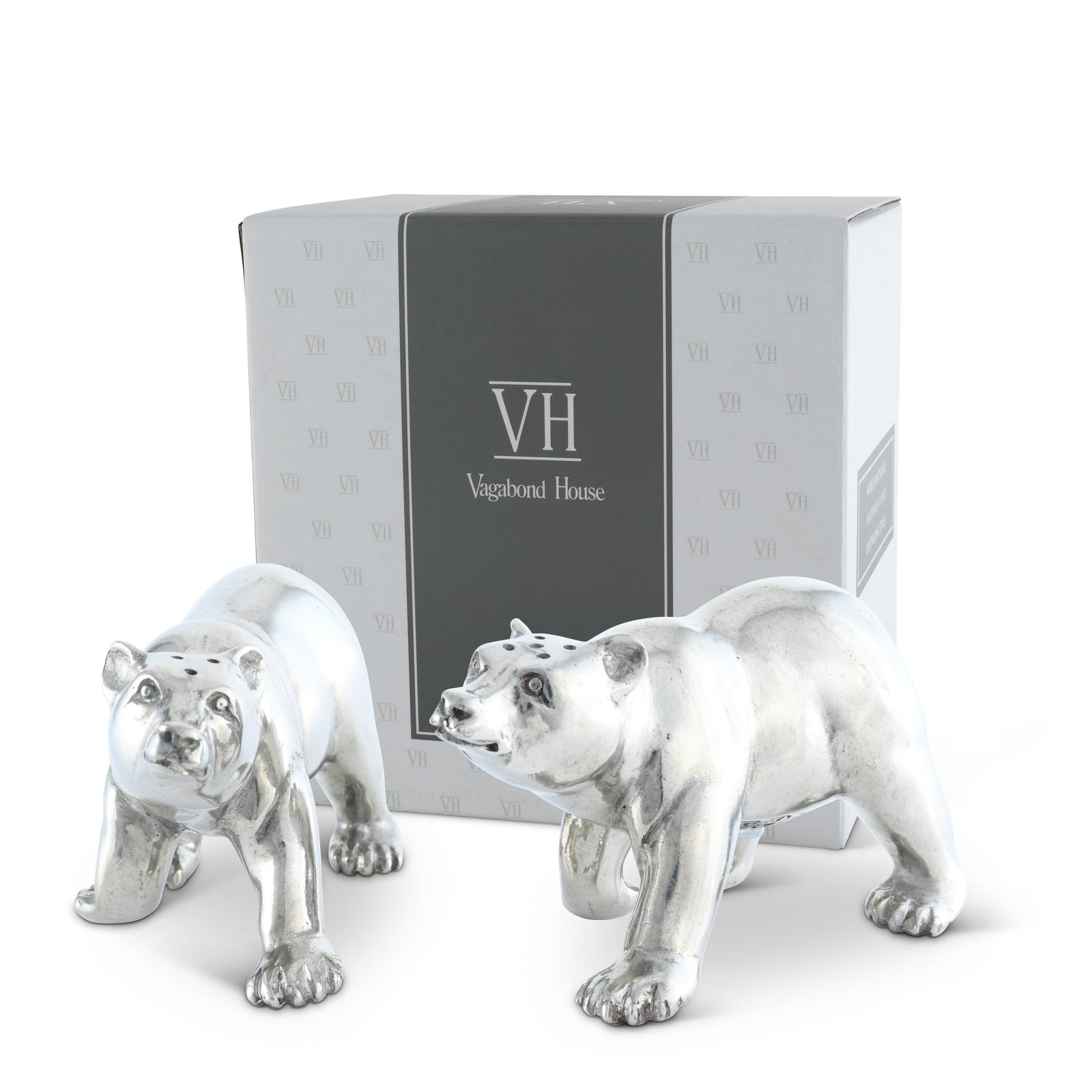 Pewter Polar Bear Salt & Pepper Shaker 10