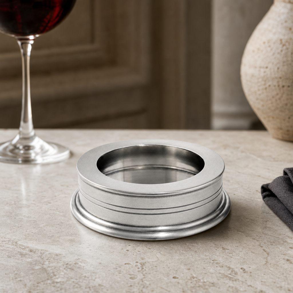 Classic Pewter Wine Coaster 2