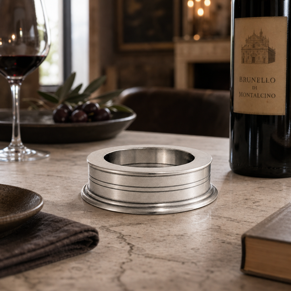 Classic Pewter Wine Coaster 8
