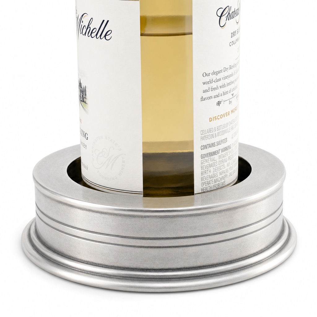 Classic Pewter Wine Coaster 9