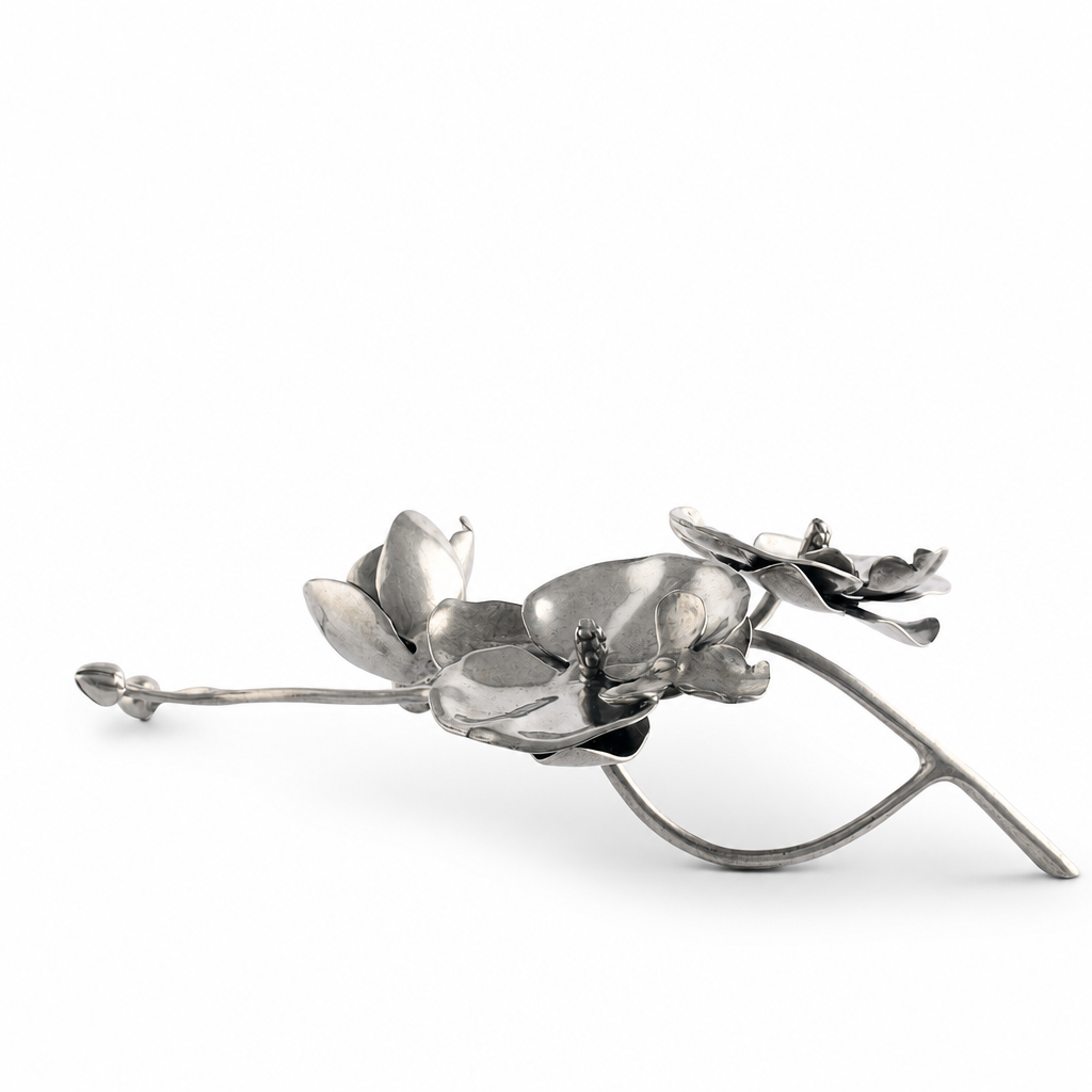Pewter Orchid Napkin Ring 1