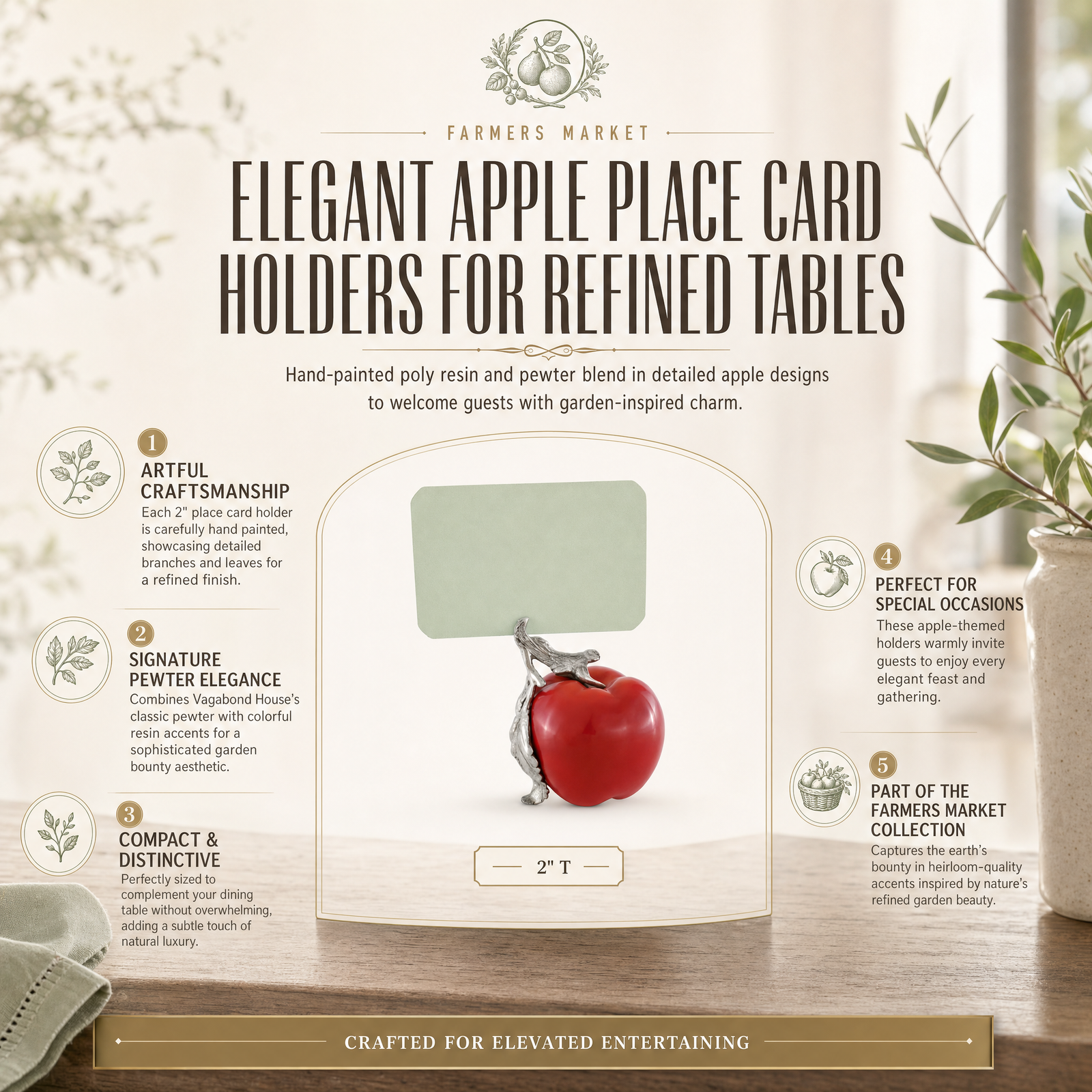 Apple Place Card Holders 1
