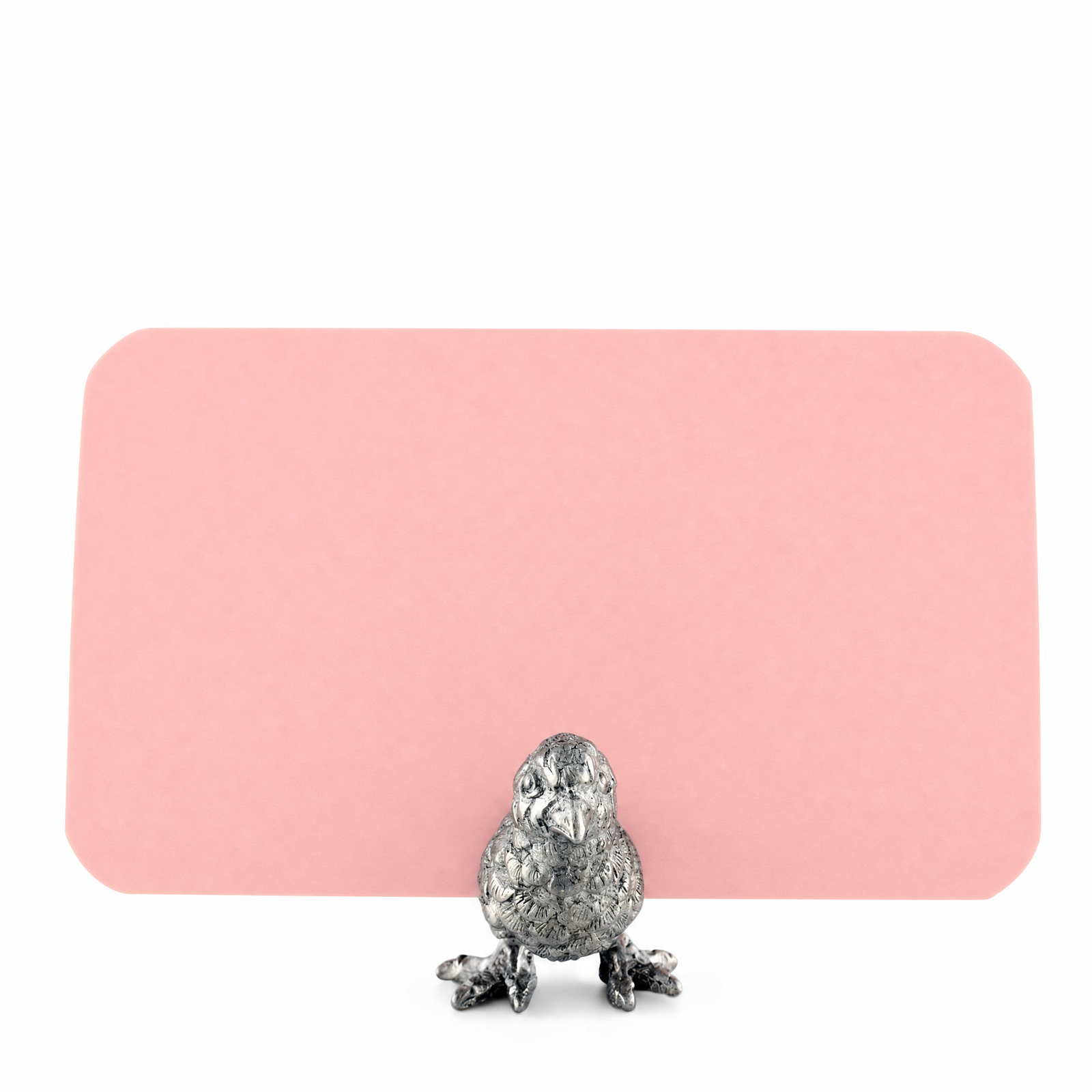 Pewter Song Bird Place Card Holder 1