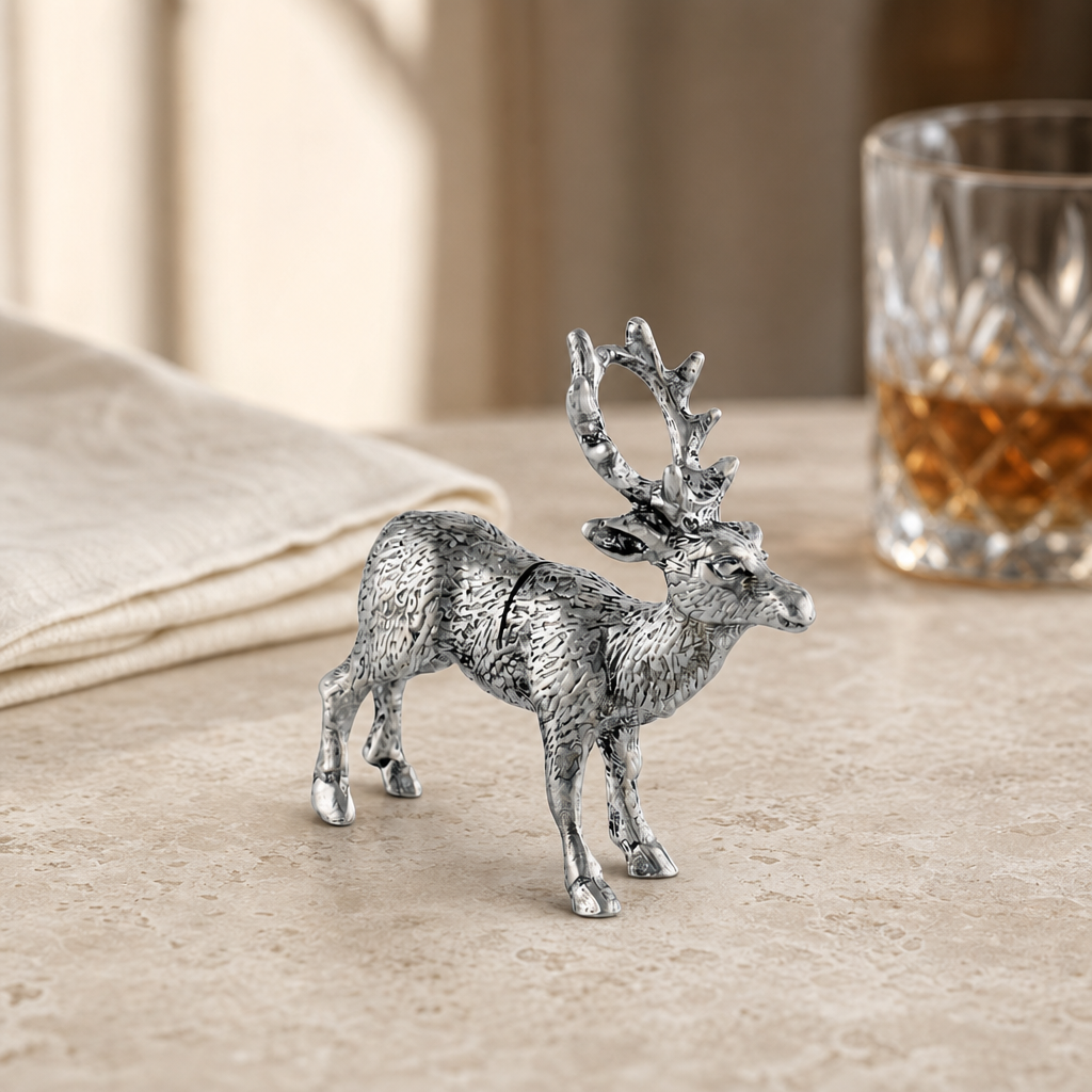 Pewter Deer Place Card Holder 5