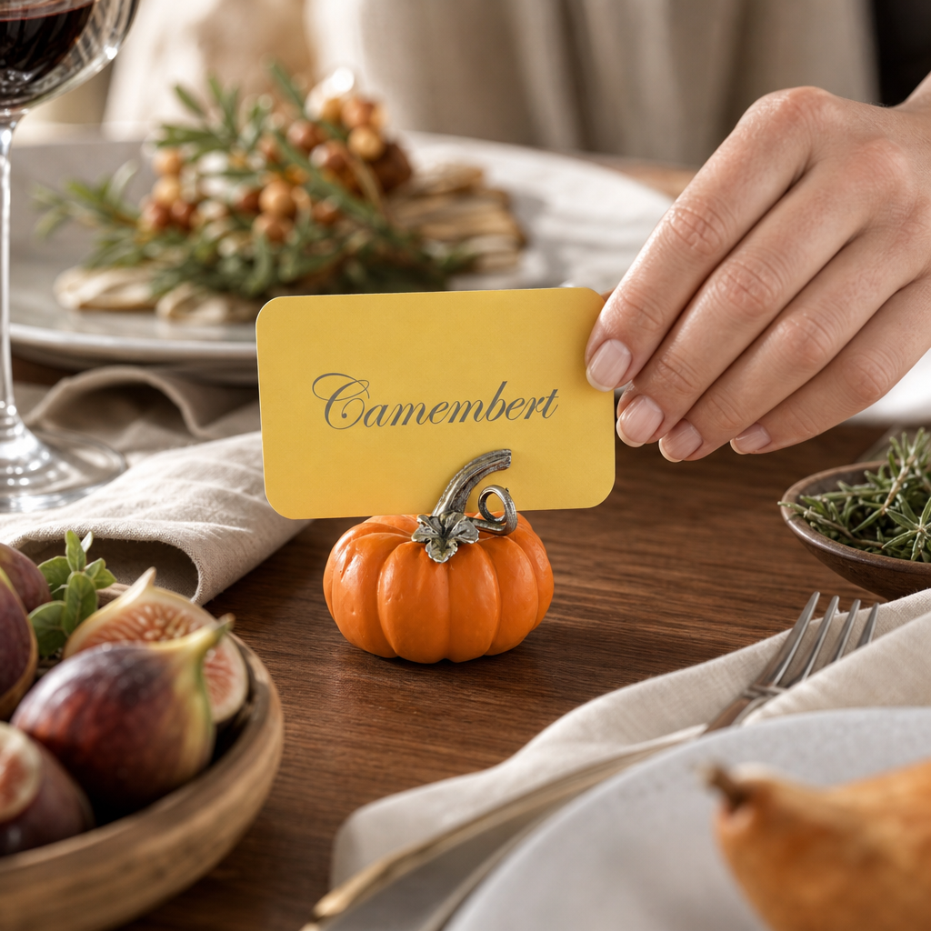 Pumpkin Place Card Holder 3