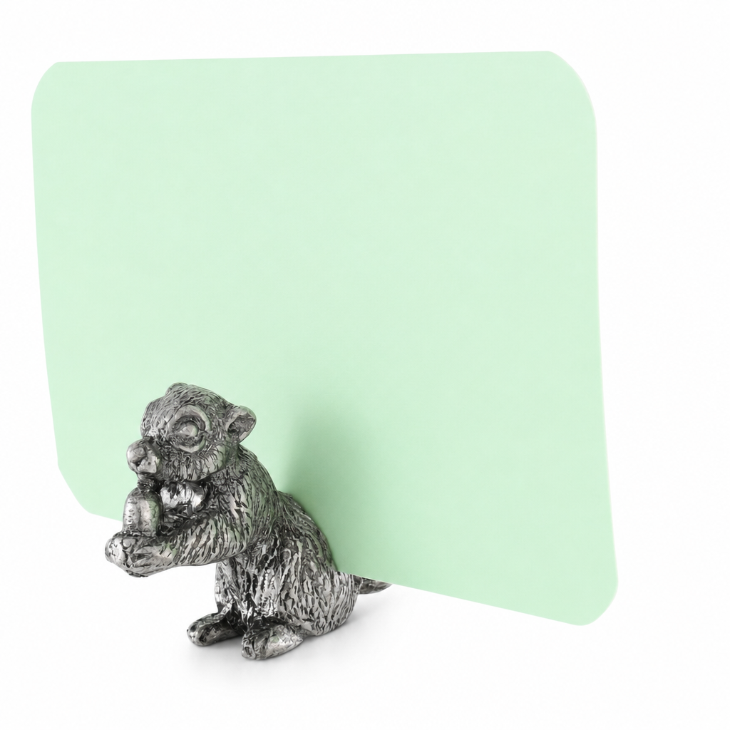 Pewter Squirrel Place Card Holder 10