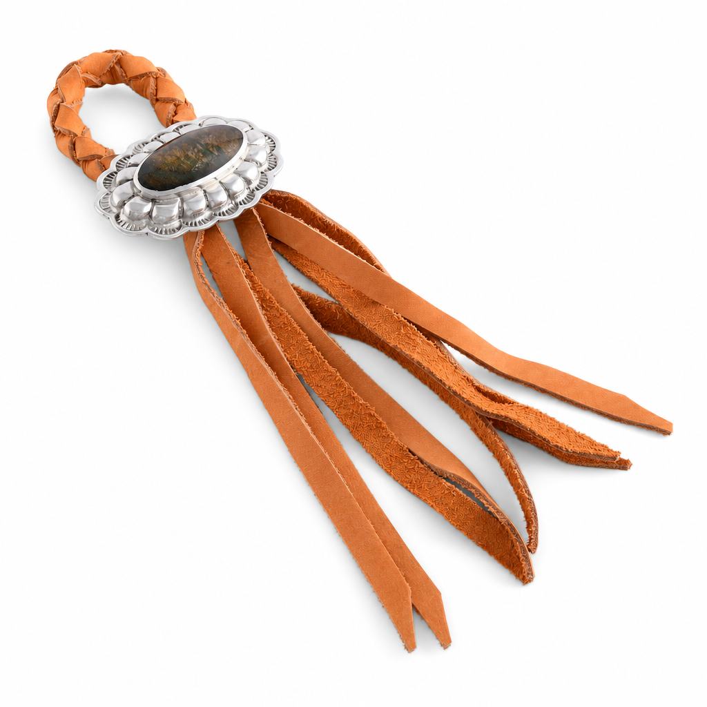 Concho Leather Napkin Ring 1