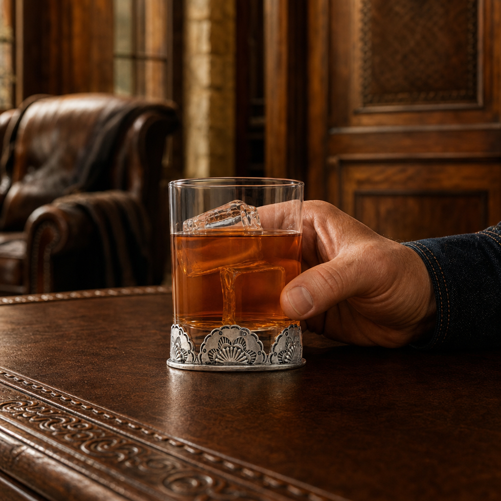 Western Double Old Fashioned Glass 3