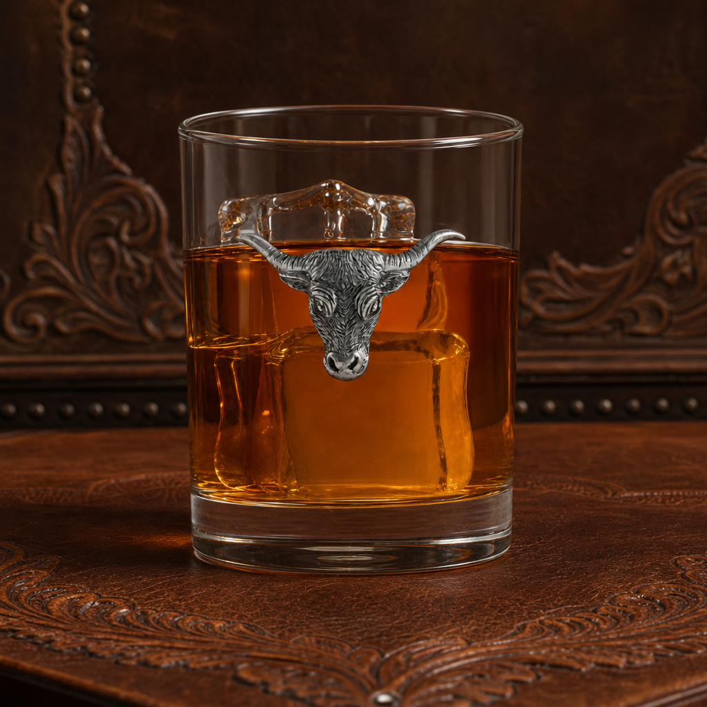 Long Horn Double Old Fashion Bar Glass 2