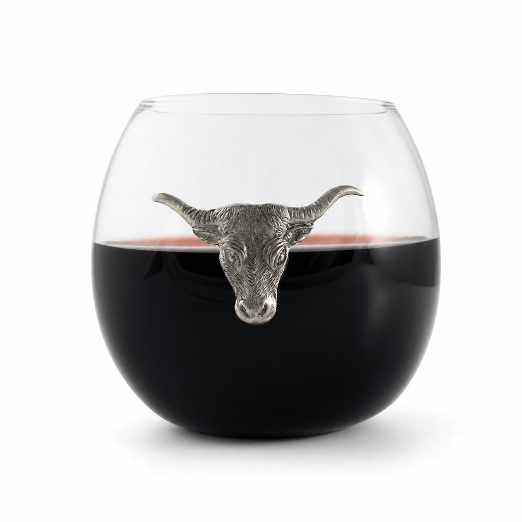 Longhorn Stemless Wine Glass 12
