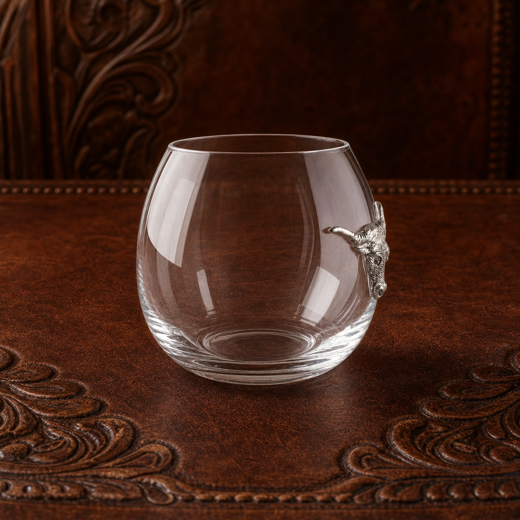 Longhorn Stemless Wine Glass 4