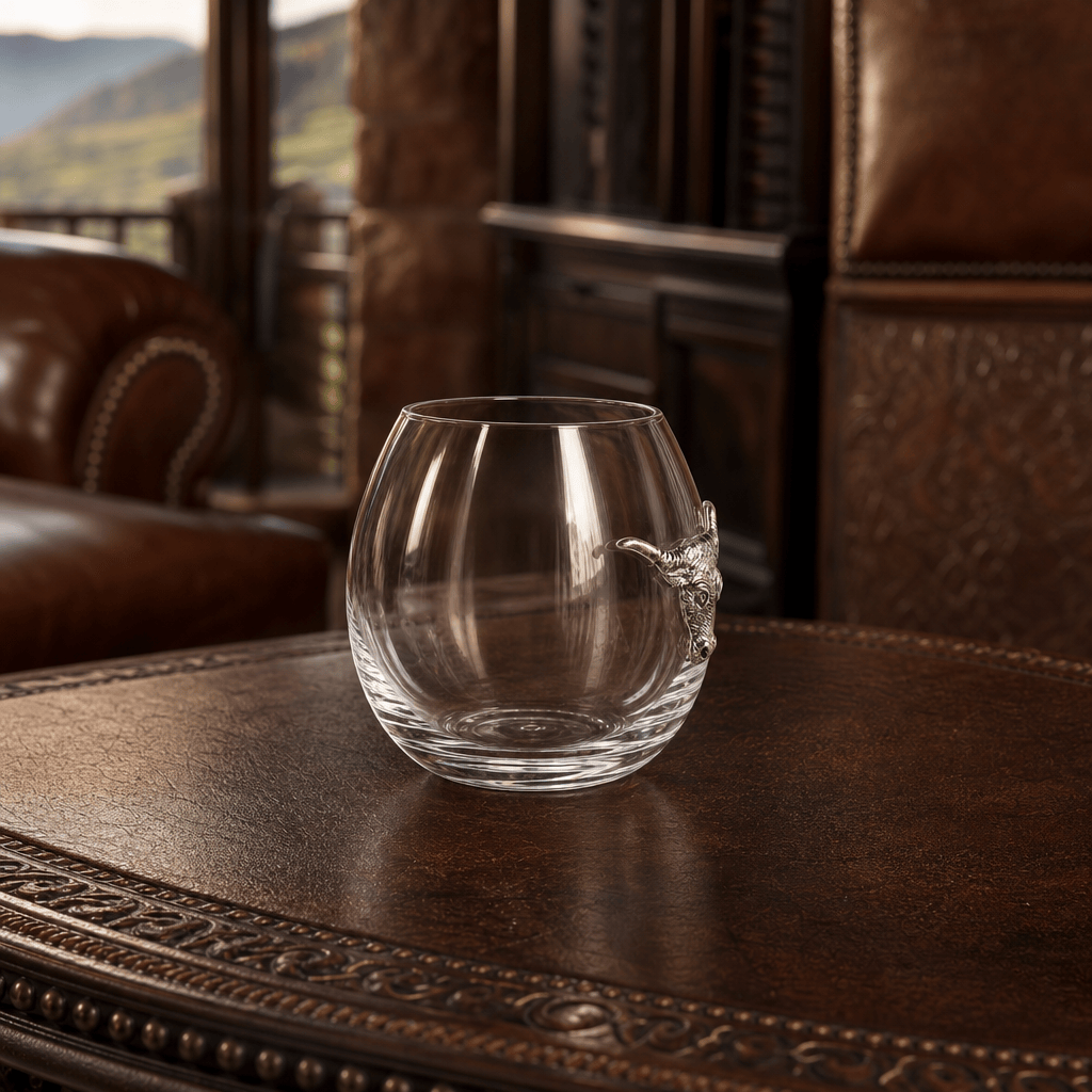 Longhorn Stemless Wine Glass 8