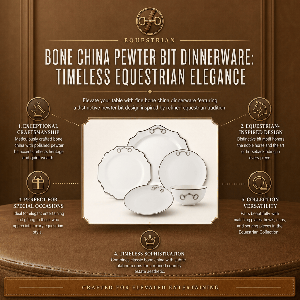 Bone China Pewter Bit Dinnerware 4