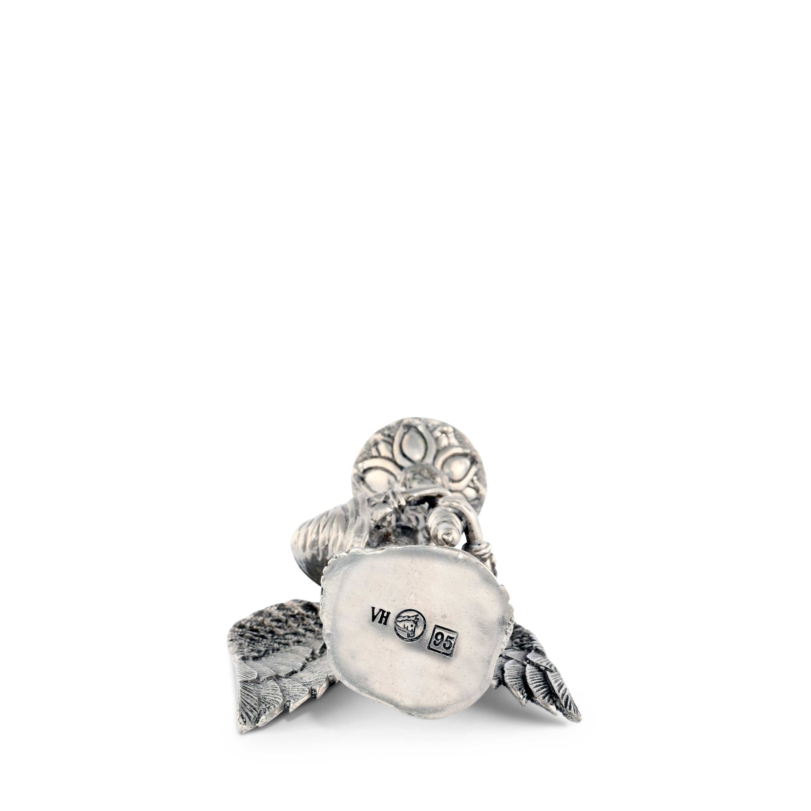 Pewter Angel Candlestick - Short