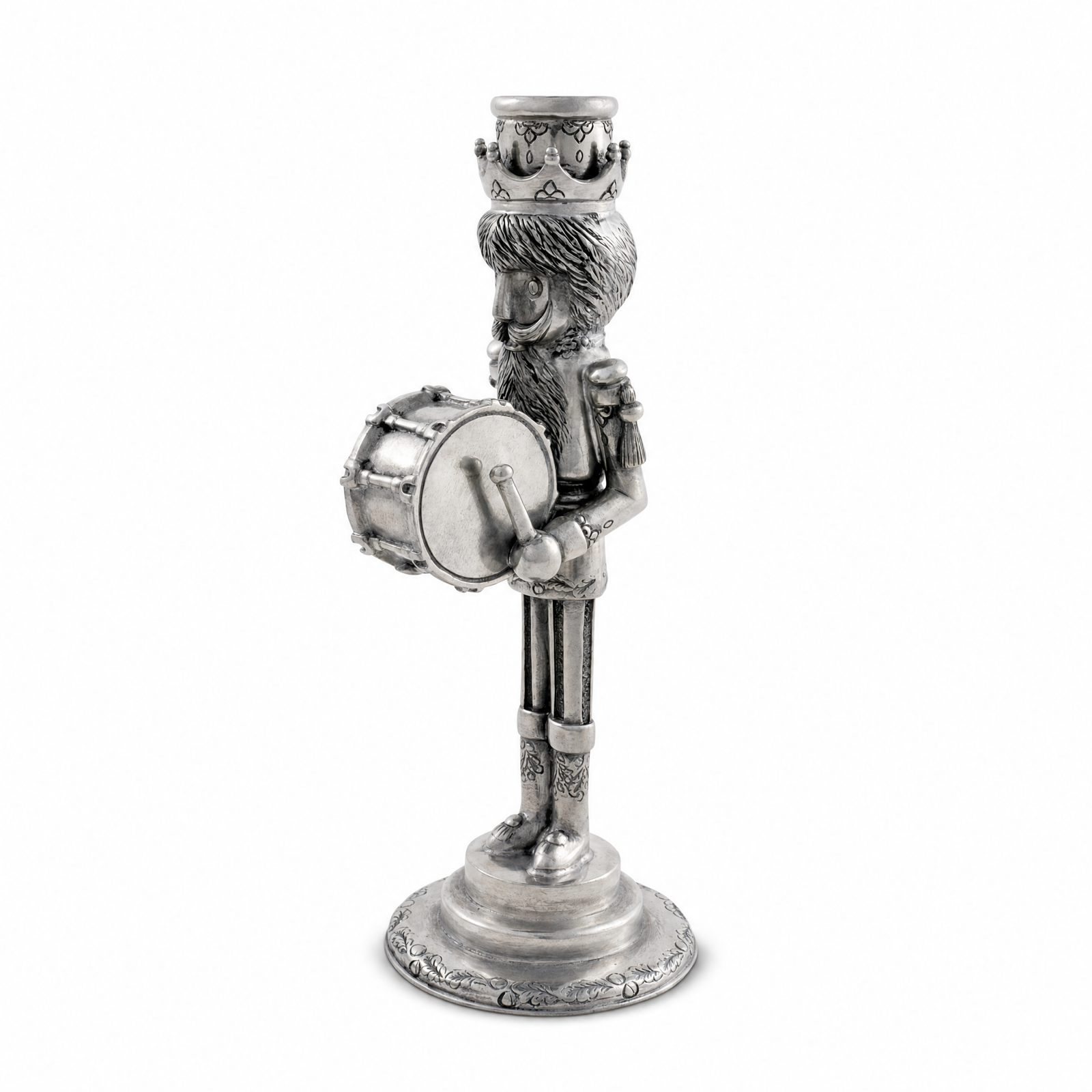 Mini Nutcracker Drummer Candlestick 1