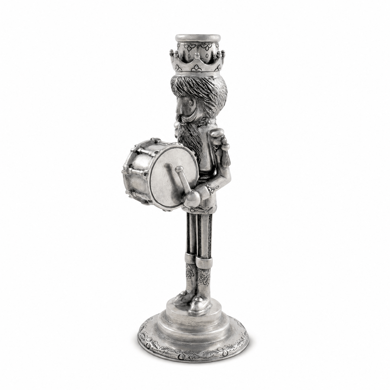 Mini Nutcracker Drummer Candlestick 1