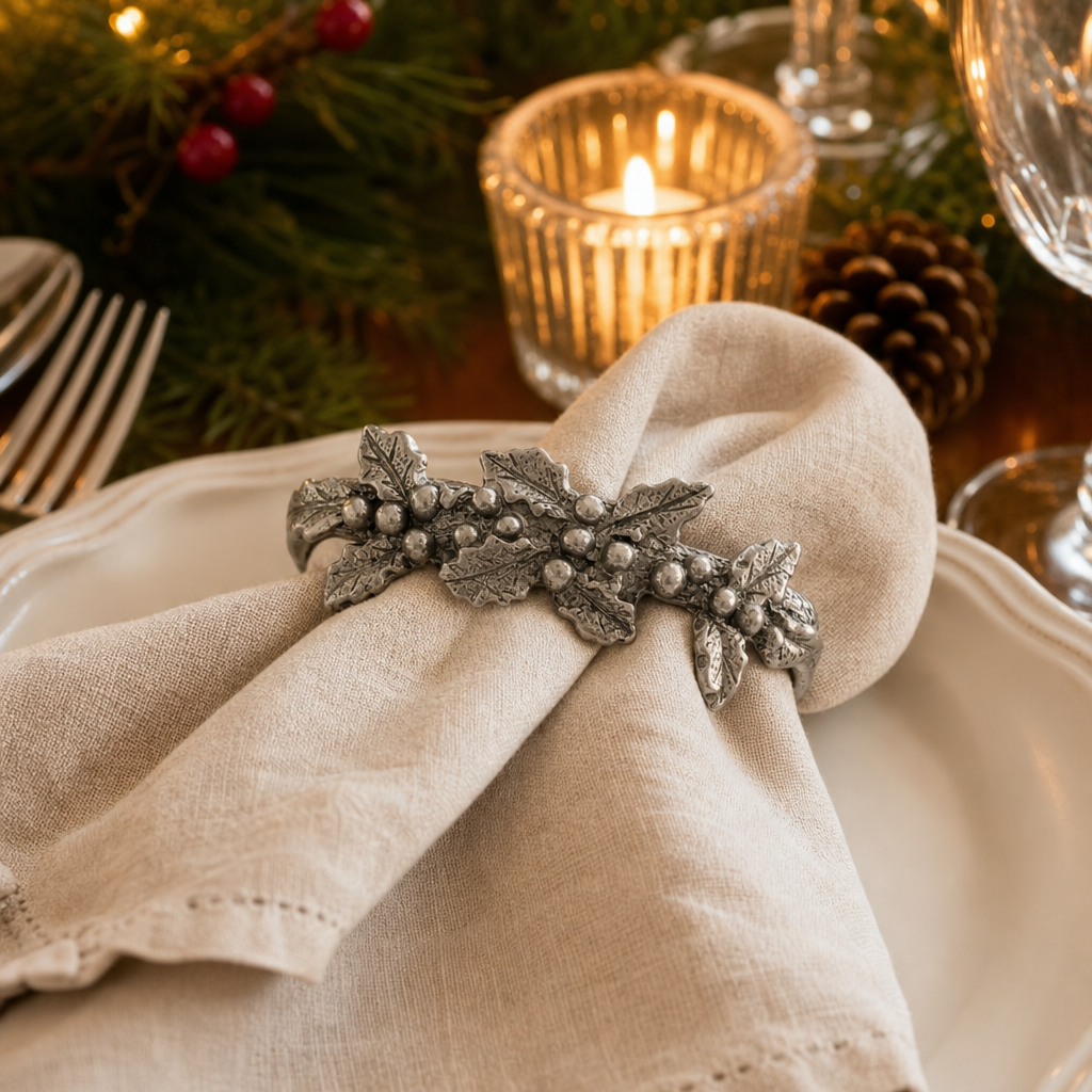 Holly Napkin Ring 3